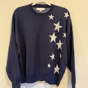 Spiritual Gangster Navy Star Crewneck Sweater